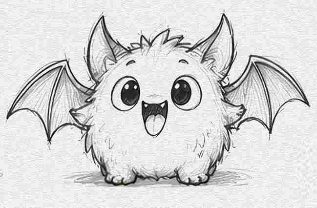 Monster with Bat Wings