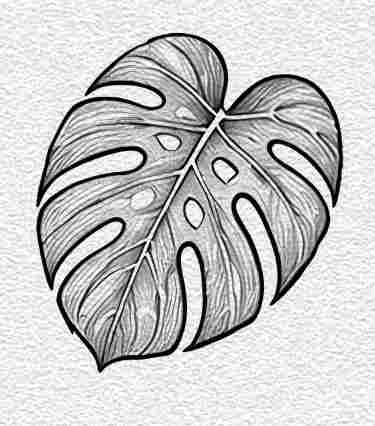 Monstera Leaf