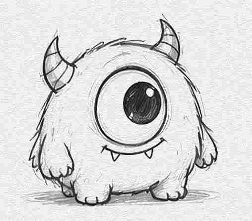One-Eyed Chibi Monster