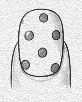Polka Dot Nail
