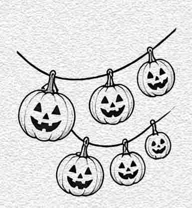Pumpkin Garland