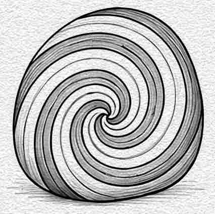 Rainbow Swirl Rock