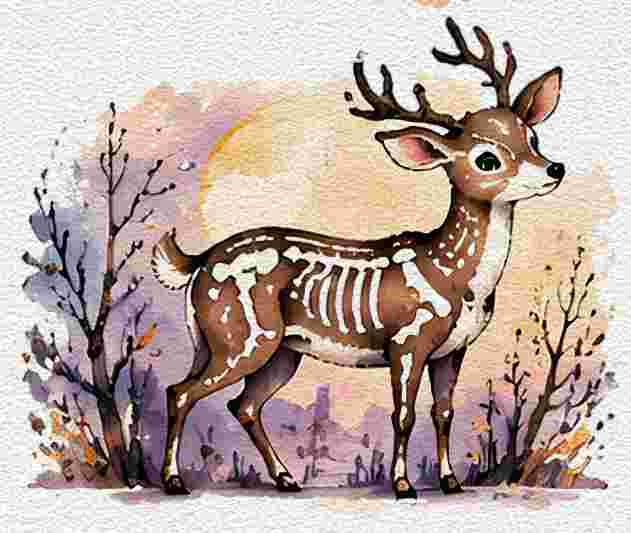 Skeleton Deer