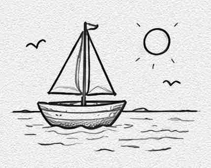 Small Boats on Water