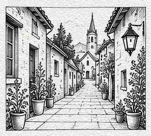 Small Village Street