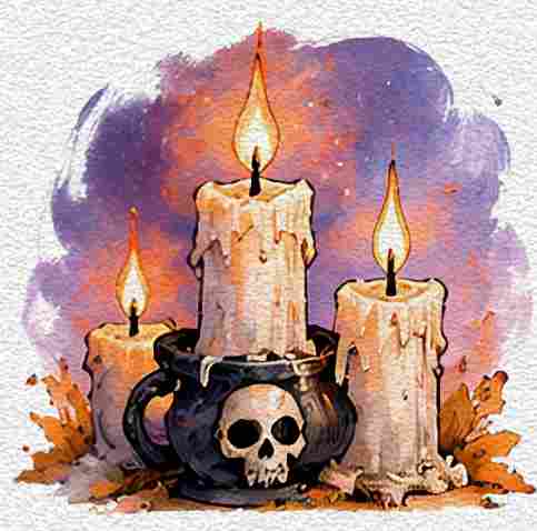 Spooky Candle Holder