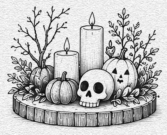 Spooky Halloween Centerpiece