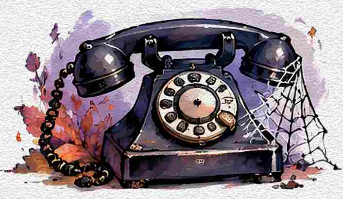 Spooky Old Telephone