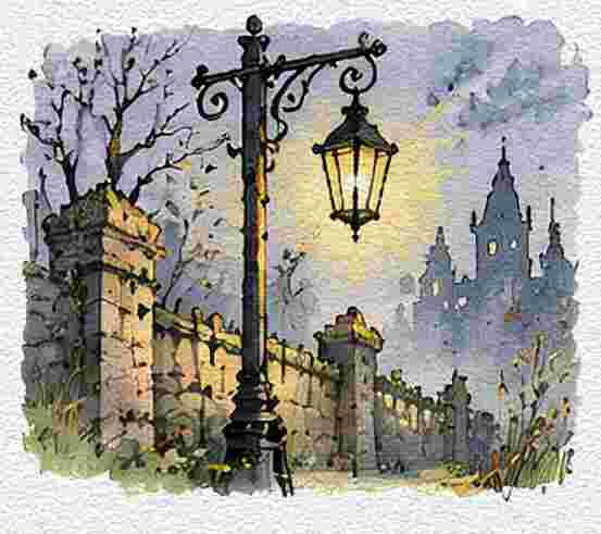 Spooky Street Lamp