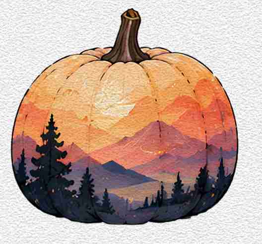 Sunset Gradient Pumpkin