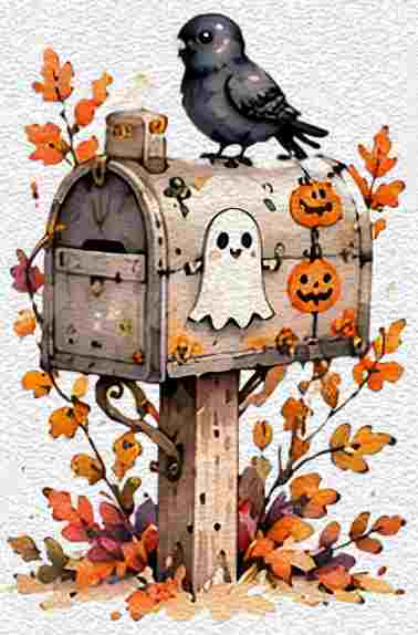 Tiny Haunted Mailbox