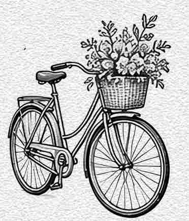 Vintage Bicycle Basket
