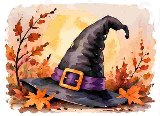 Witch Hat and Autumn Moon