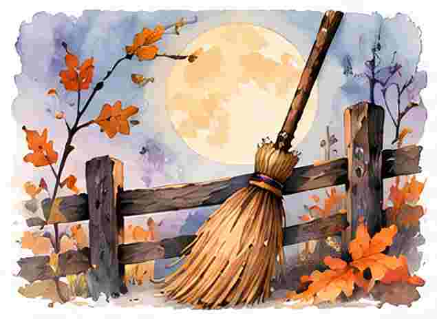 Witch’s Broom Against the Moon
