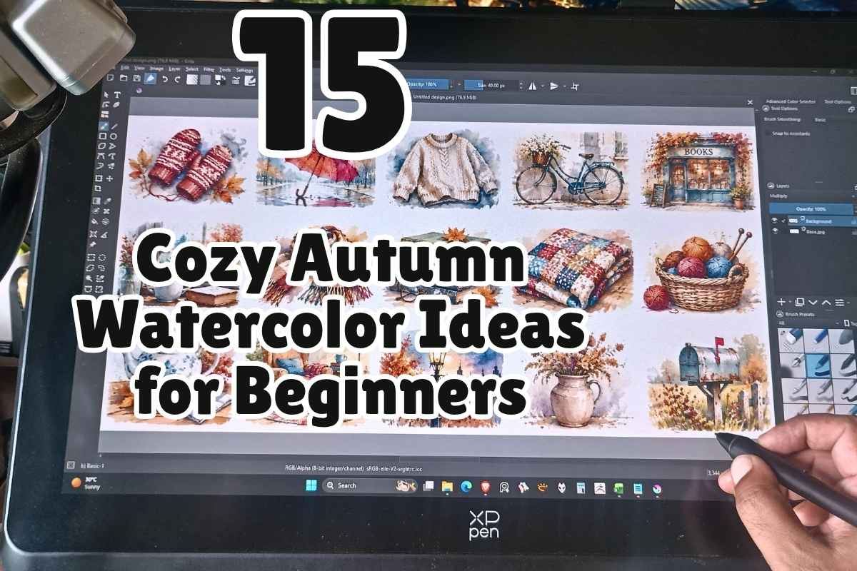 15 Cozy Autumn Watercolor Ideas for Beginners
