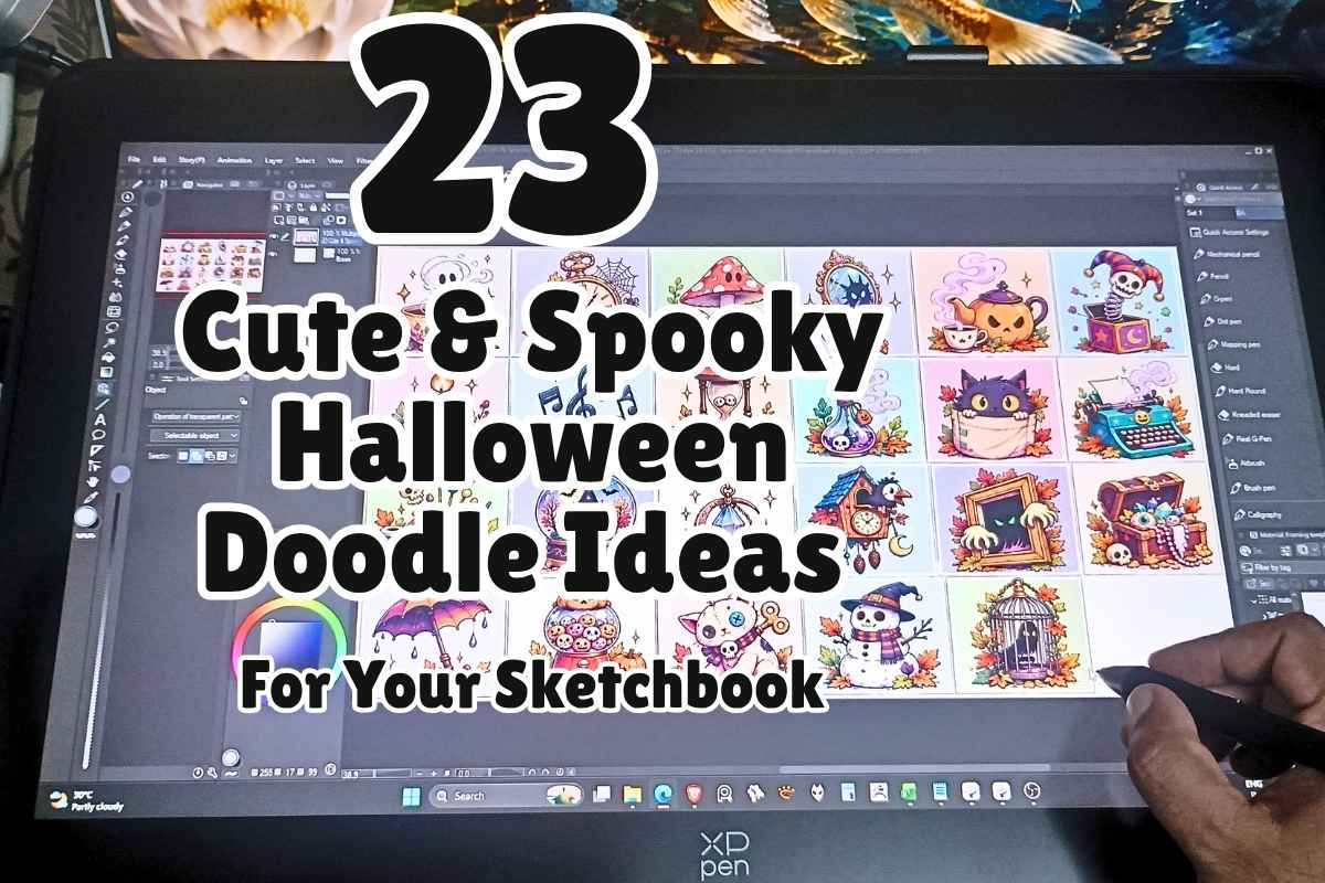 23 Cute & Spooky Halloween Doodle Ideas for Your Sketchbook