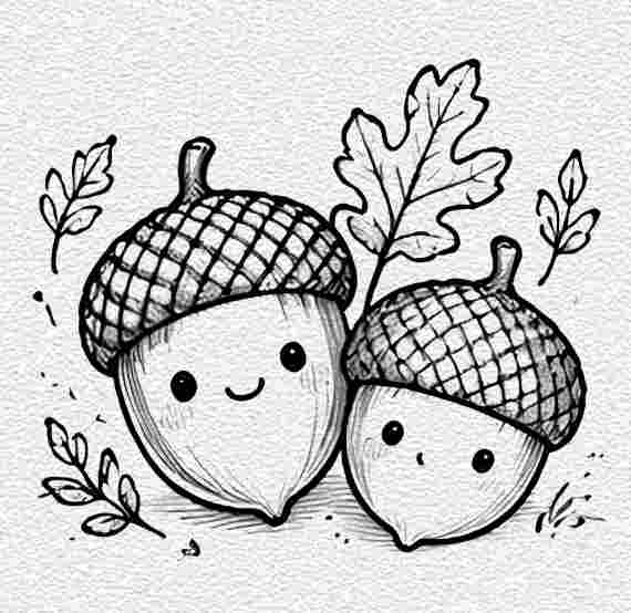 Acorn Pair