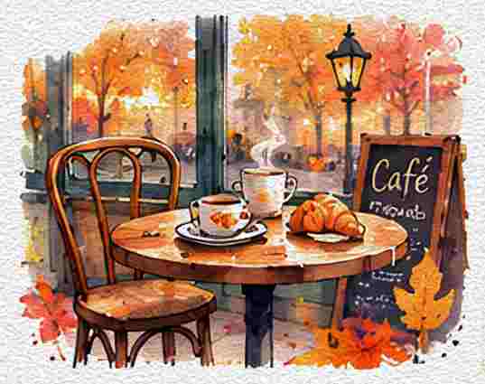 Autumn Café Corner