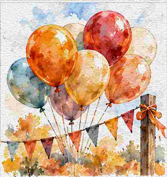 Autumn Festival Balloon Display