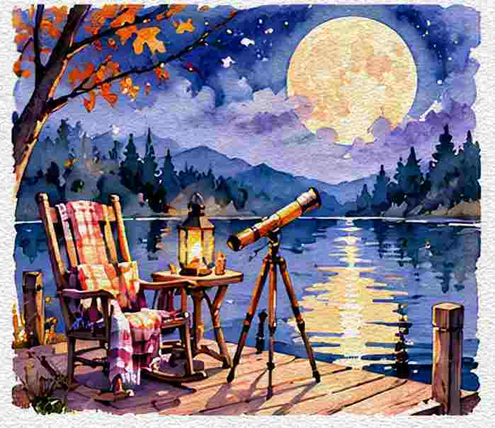 Autumn Moon Viewing Deck