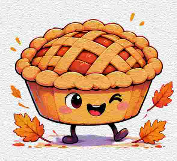 Cartoon Apple Pie