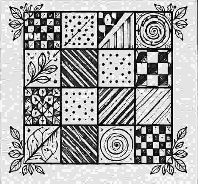 Checkerboard with Decorative Fills