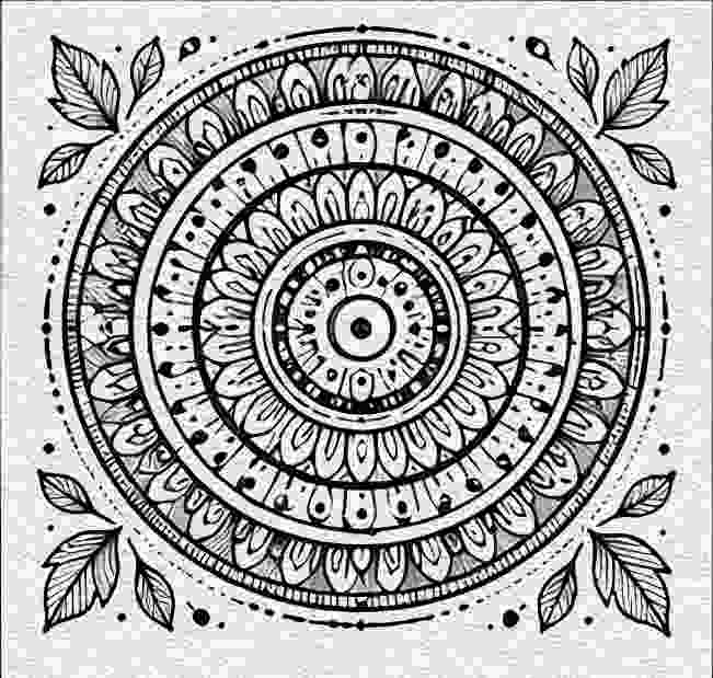 Concentric Circle Zentangle