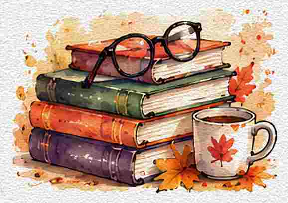Cozy Book Stack