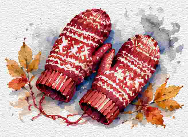 Cozy Knitted Mittens