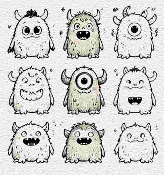 Creepy-Cute Monster Mood Tracker