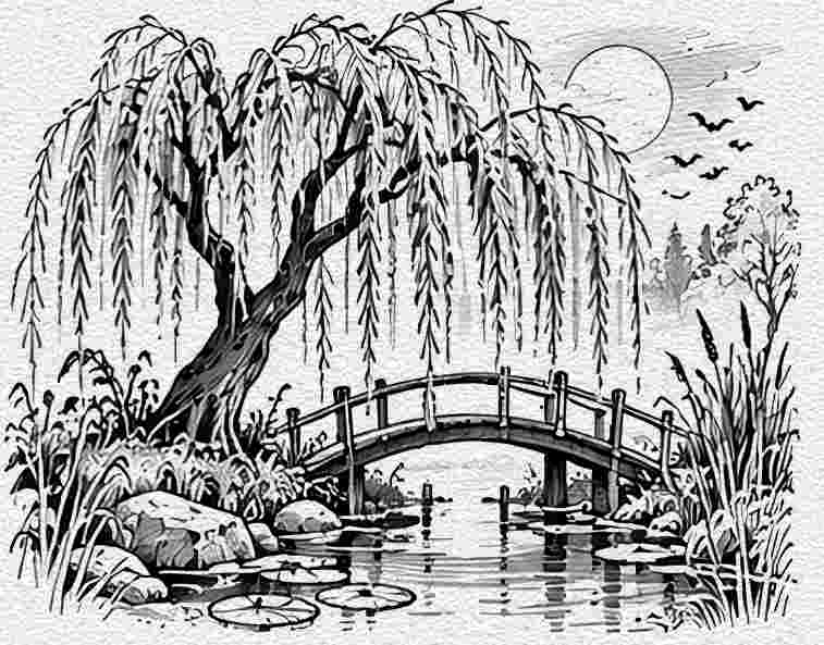 Creepy Willow Tree
