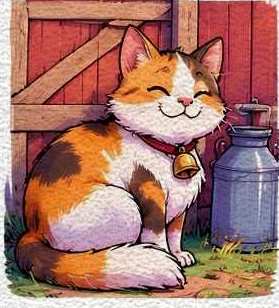 Cuddly Barn Cat