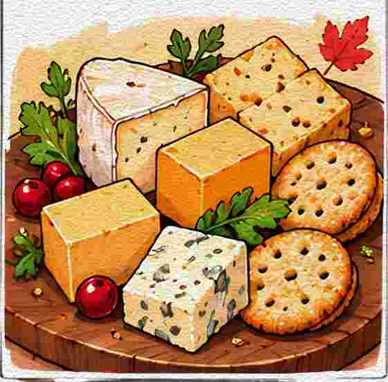 Cute Cheese and Cracker Board