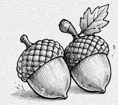 Cute Thanksgiving Acorn