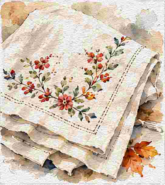 Decorative Embroidered Table Linen