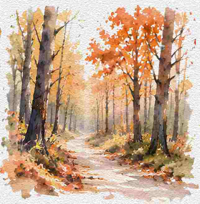 Fall Forest Path