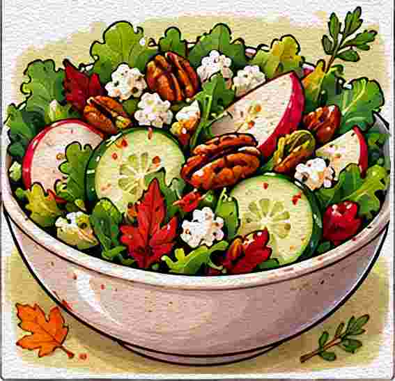 Fresh Autumn Dinner Salad