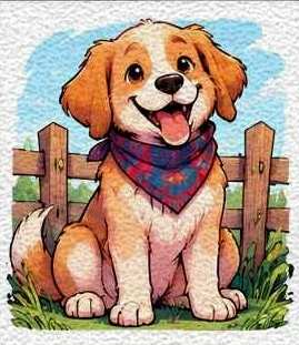 Friendly Farm Dog