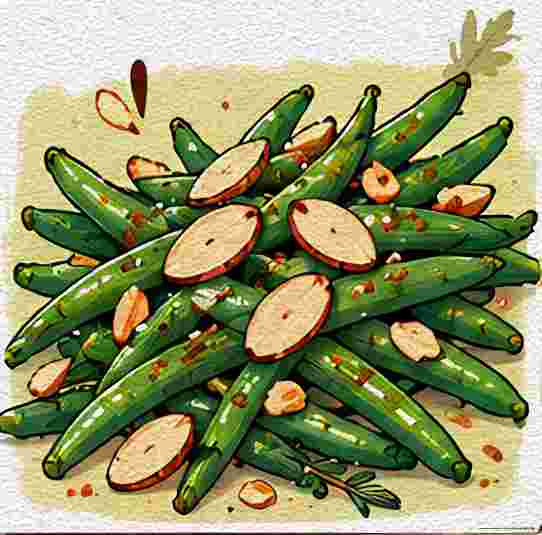 Green Beans with Sliced Almonds