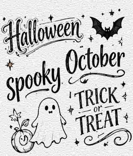 Halloween Lettering Styles
