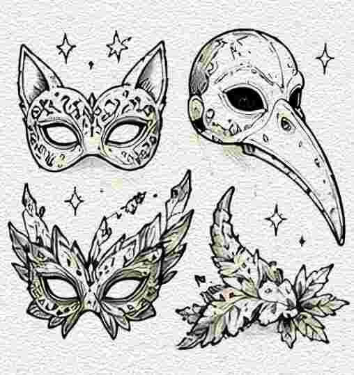 Halloween Mask Design Collection