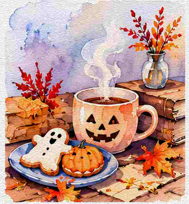 Halloween Tea Tray