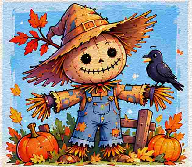 Haunted Scarecrow Character