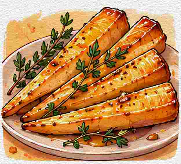 Honey-Glazed Parsnips