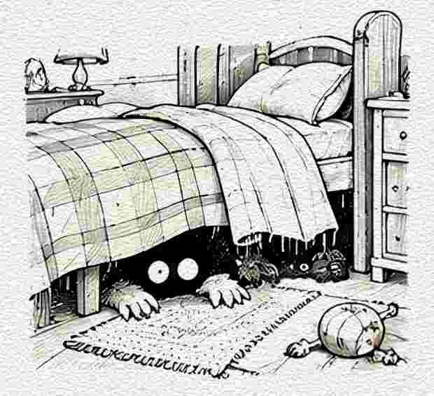 Monster Hiding Under the Bed