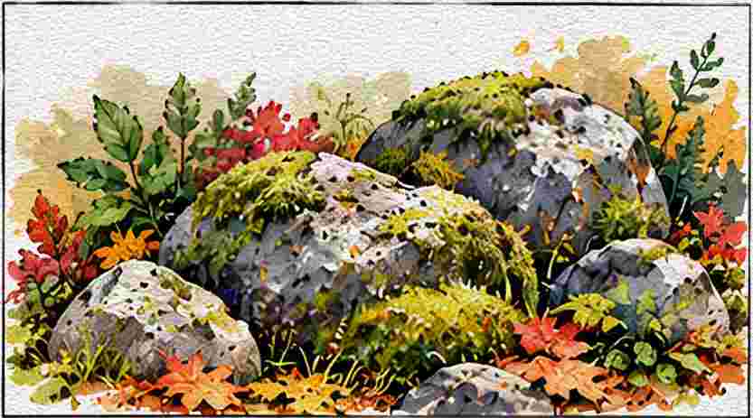 Moss-Covered Boulders
