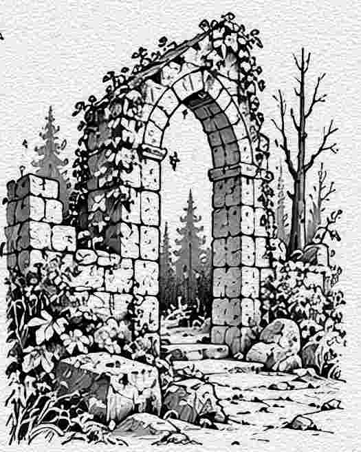 Overgrown Stone Ruins