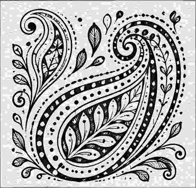Paisley Pattern Tile