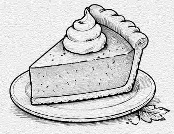 Pumpkin Pie Slice