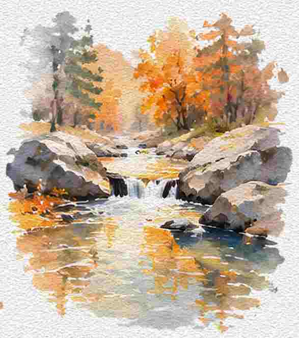 Quiet Autumn Creek